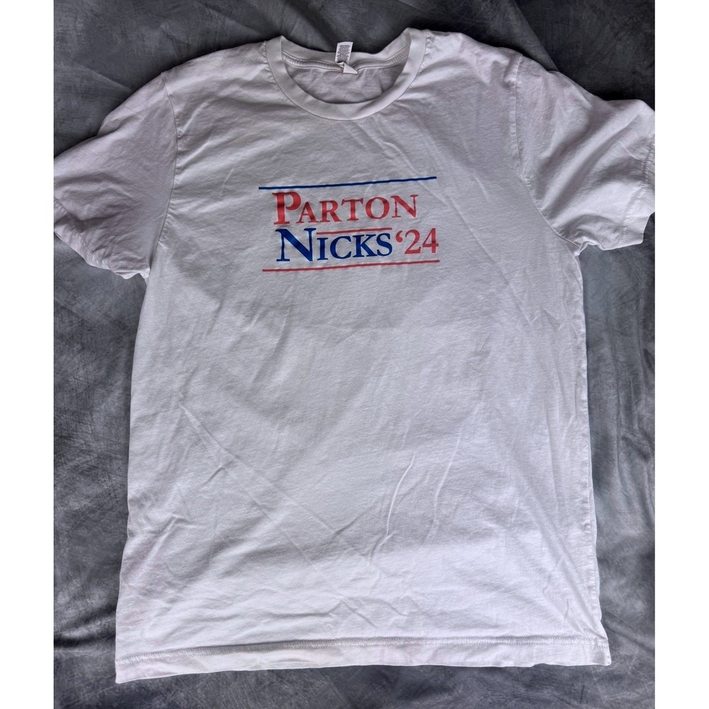 Parton Nicks 24 Election Parody Shirt Dolly Parton Stevie Nicks Graphic Tee L